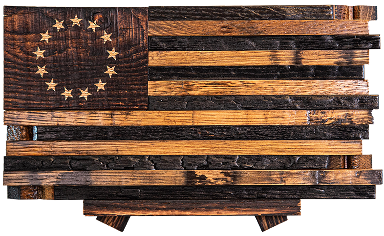 Classic Betsy Ross Cask (12"x6")