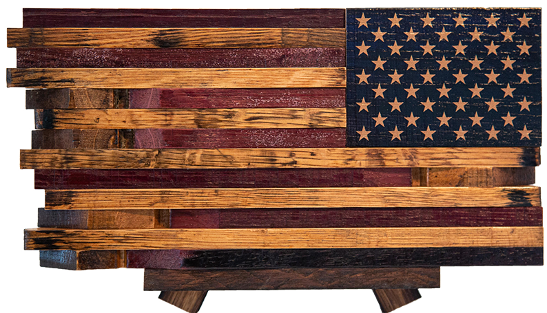 Defender Old Glory Cask (12"x 6")