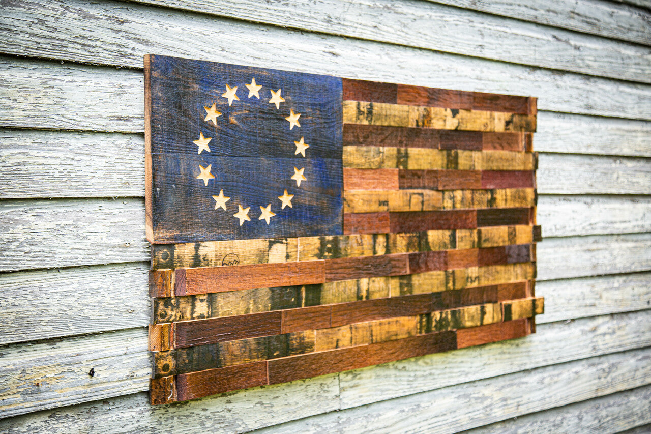 The Old Glory Betsy Ross Heritage Flag
