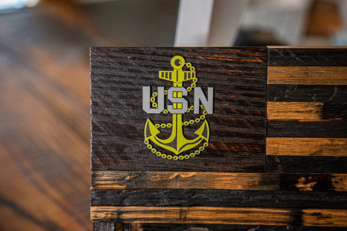 The Navy Logo Cask