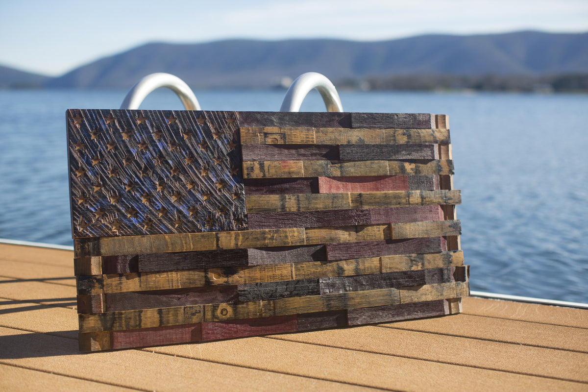 Old Glory Half Barrel (37" x 19.5")