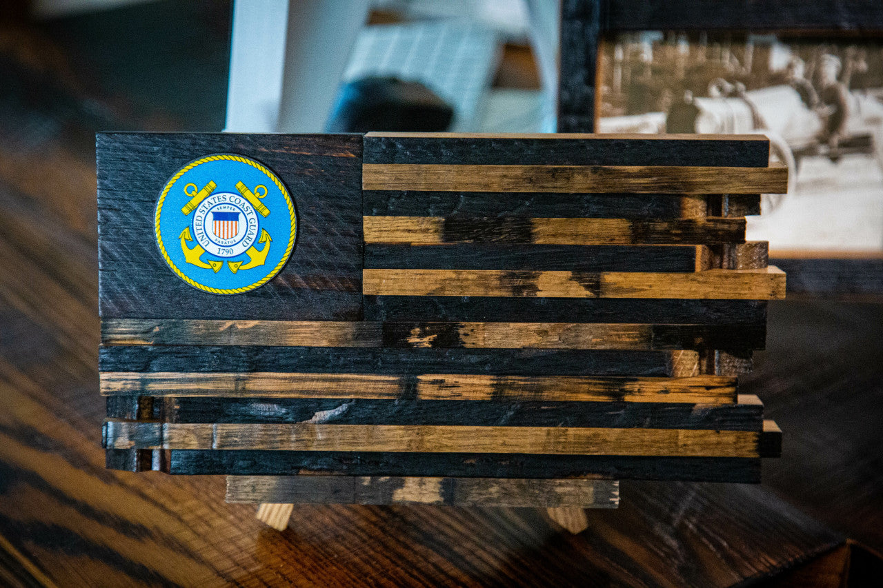 The Coast Guard Crest Cask