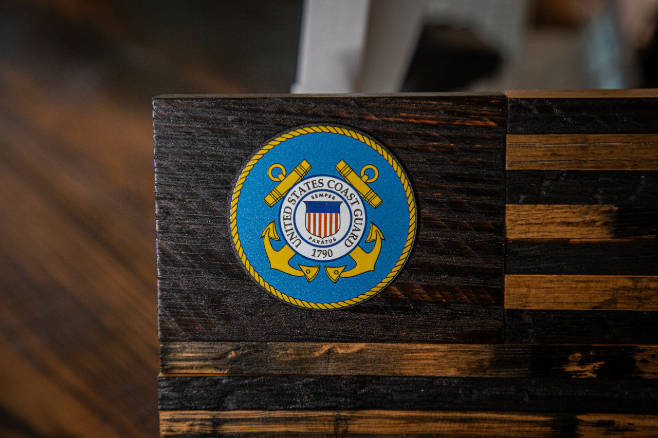 The Coast Guard Crest Cask