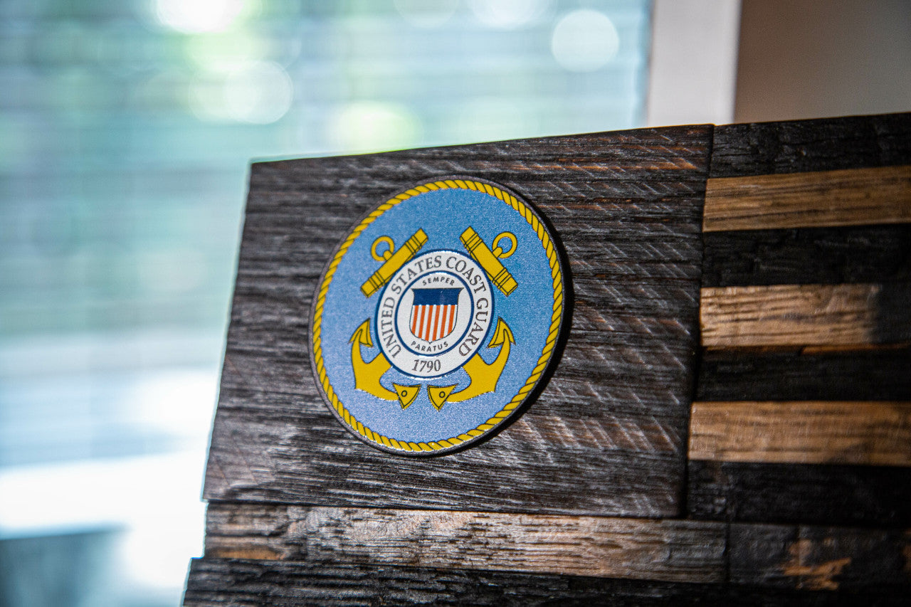 The Coast Guard Crest Cask
