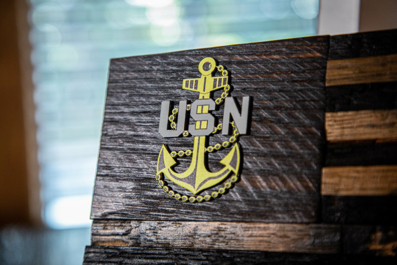 The Navy Logo Cask