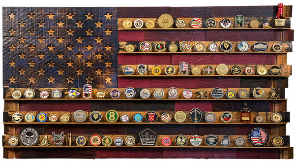 The Old Glory Coin Holder Full Barrel