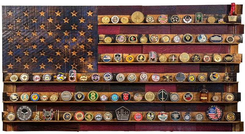 The Old Glory Coin Holder Full Barrel