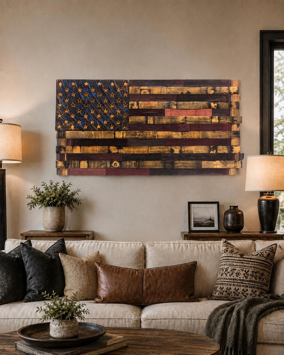 Old Glory Full Barrel (49.5"x 26")