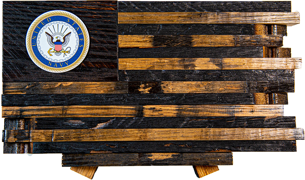 The Navy Crest Cask